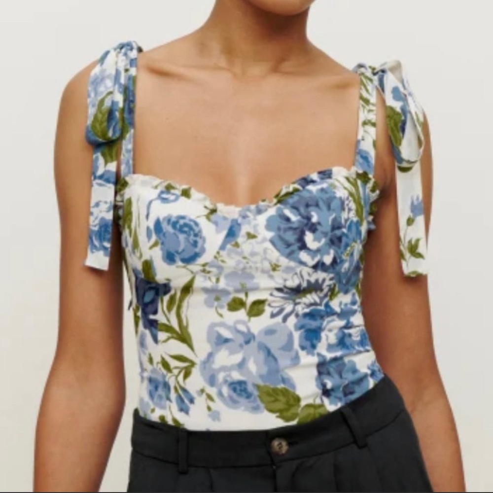 NWT Reformation Blanca Top in Lucca Size 0